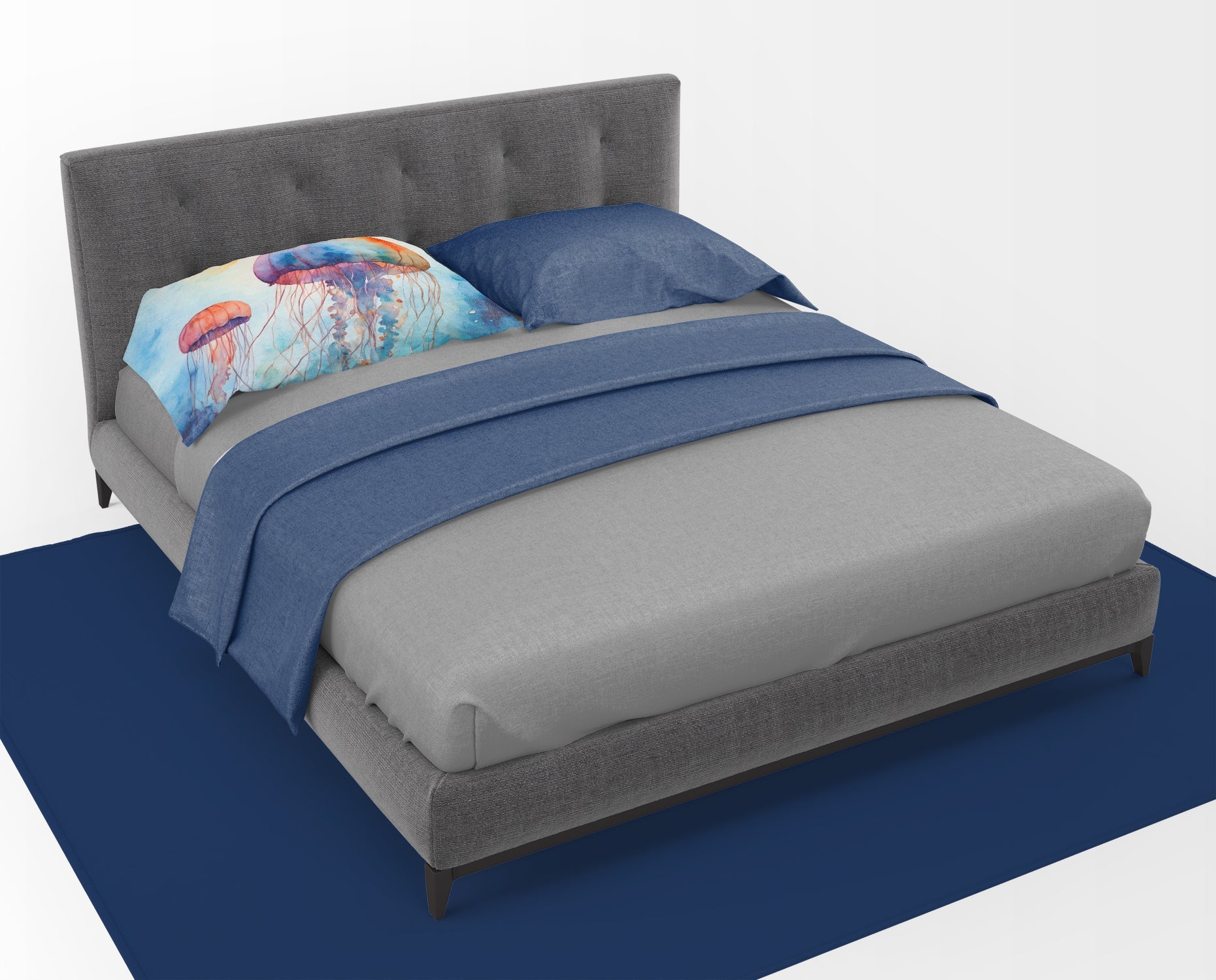 Jellyfish Standard Pillowcase Lightweight Super Soft Easy Care Decorative Artwork Pillowcase, Standard