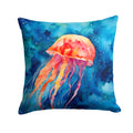 Jellyfish Decorative Throw Pillow 18x18 Indoor Outdoor Accent Cushion, Fabric Cover with Insert for Sofa, Bed, Porch & Living Room