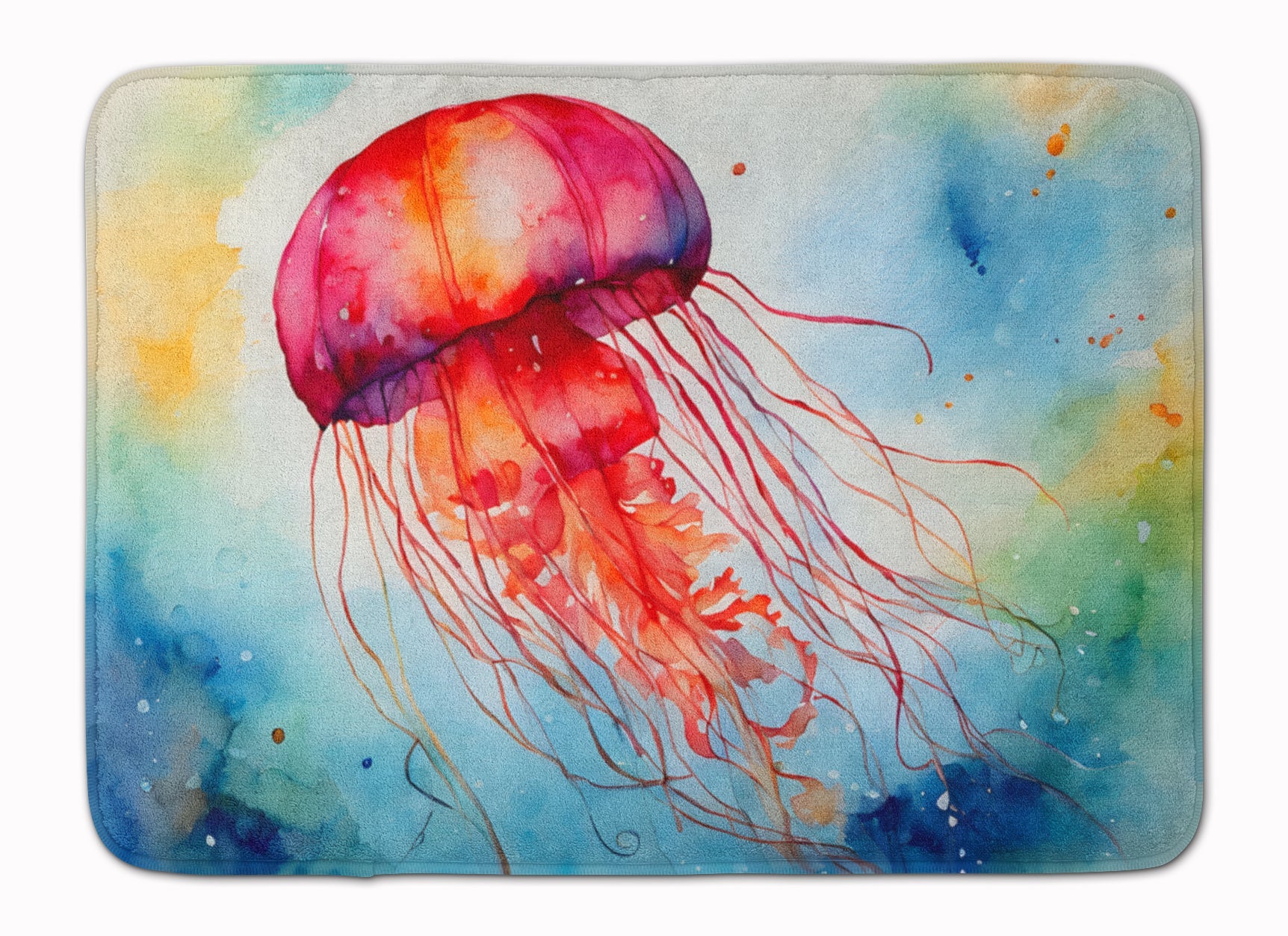 Jellyfish Memory Foam Kitchen Mat Machine Washable Anti-Fatigue Cushion Comfort Bath or Kitchen Rug
