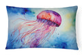 Jellyfish Decorative Throw Pillow 12x16 Indoor Outdoor Accent Cushion, Fabric Cover with Insert for Sofa, Bed, Porch & Living Room