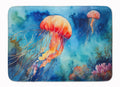 Jellyfish Memory Foam Kitchen Mat Machine Washable Anti-Fatigue Cushion Comfort Bath or Kitchen Rug