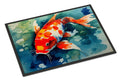 Koi Fish Doormat Indoor Outdoor 24H X 36W Front Door Mat Rugs for Entryway, Non Slip Washable Low Pile,