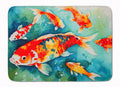 Koi Fish Memory Foam Kitchen Mat Machine Washable Anti-Fatigue Cushion Comfort Bath or Kitchen Rug