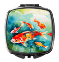 Koi Fish Compact Mirror Decorative Travel Makeup Mirror for Women Girls Gifts Pocket Makeup Mirror Folding Handheld