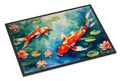 Koi Fish Doormat Indoor Outdoor 24H X 36W Front Door Mat Rugs for Entryway, Non Slip Washable Low Pile,