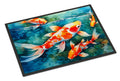 Koi Fish Doormat Indoor Outdoor 18H X 27W Front Door Mat Rugs for Entryway, Non Slip Washable