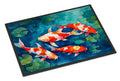 Koi Fish Doormat Indoor Outdoor 18H X 27W Front Door Mat Rugs for Entryway, Non Slip Washable