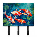 Koi Fish Leash or Key Holder Wall Hooks, Coat Rack Wall Mount, for Hanging Keys, Towels, Aprons, Leashes