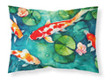 Koi Fish Standard Pillowcase Lightweight Super Soft Easy Care Decorative Artwork Pillowcase, Standard