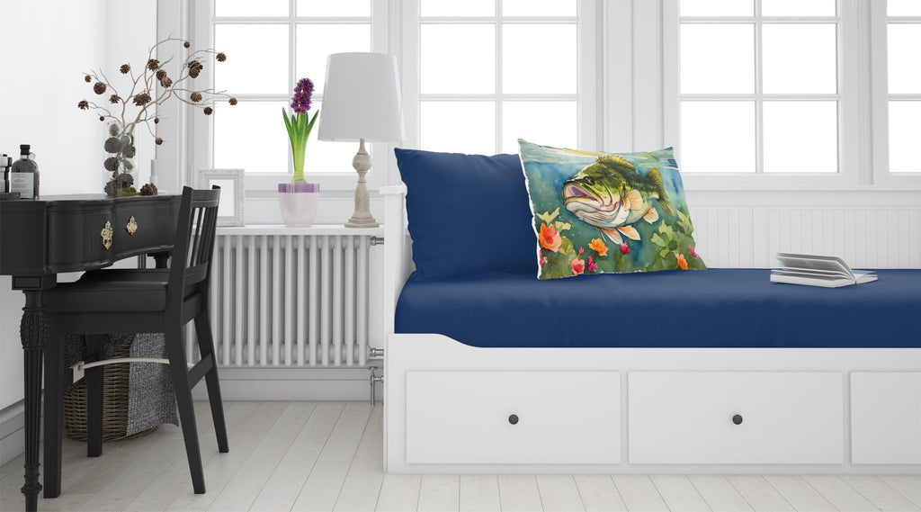 Largemouth Bass Standard Pillowcase Lightweight Super Soft Easy Care Decorative Artwork Pillowcase, Standard