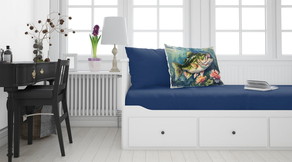 Largemouth Bass Standard Pillowcase Lightweight Super Soft Easy Care Decorative Artwork Pillowcase, Standard