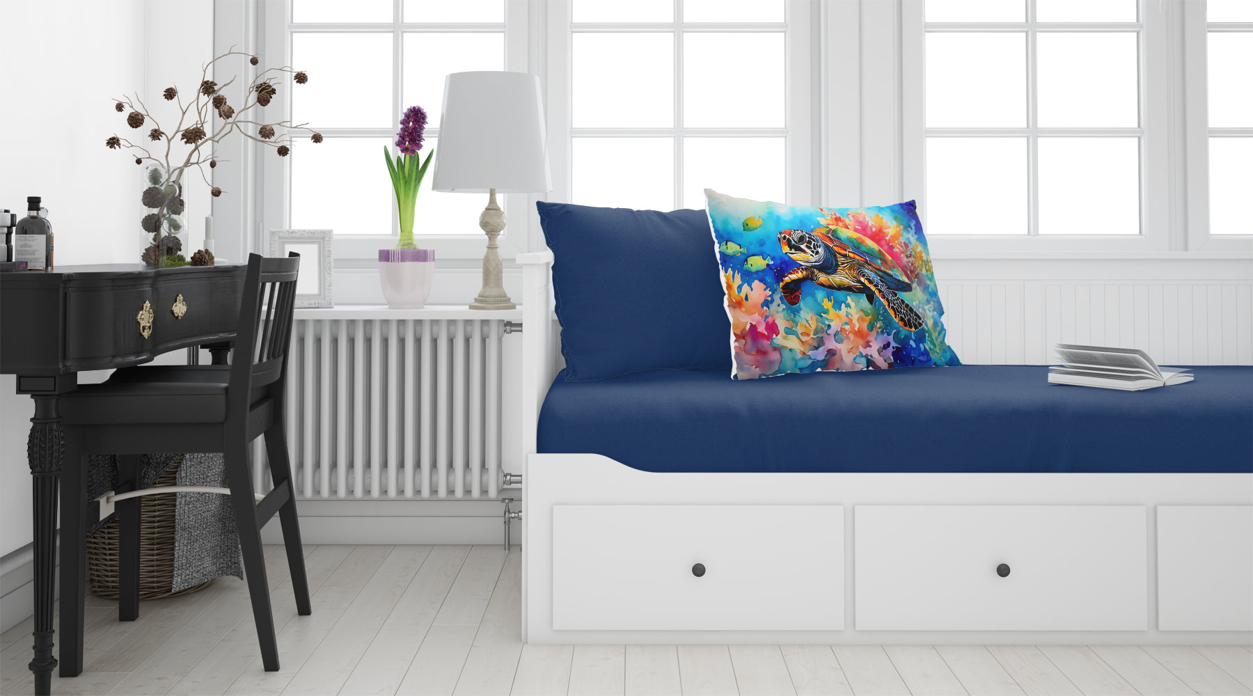 Loggerhead Sea Turtle Standard Pillowcase Lightweight Super Soft Easy Care Decorative Artwork Pillowcase, Standard