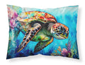 Loggerhead Sea Turtle Standard Pillowcase Lightweight Super Soft Easy Care Decorative Artwork Pillowcase, Standard