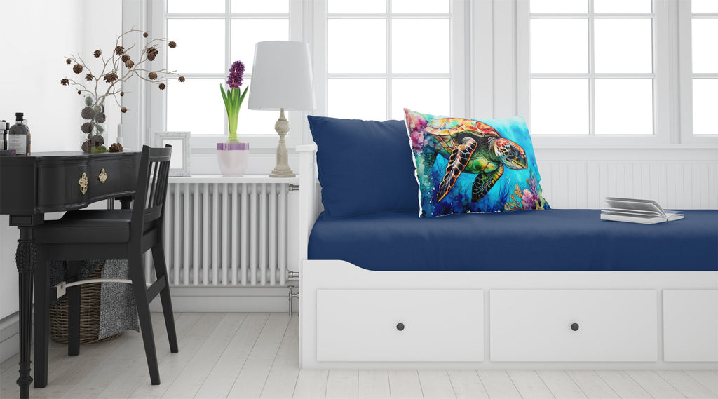 Loggerhead Sea Turtle Standard Pillowcase Lightweight Super Soft Easy Care Decorative Artwork Pillowcase, Standard