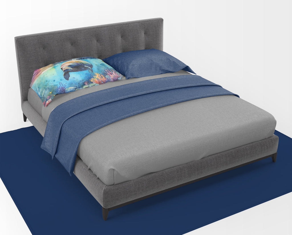 Manatee Standard Pillowcase Lightweight Super Soft Easy Care Decorative Artwork Pillowcase, Standard