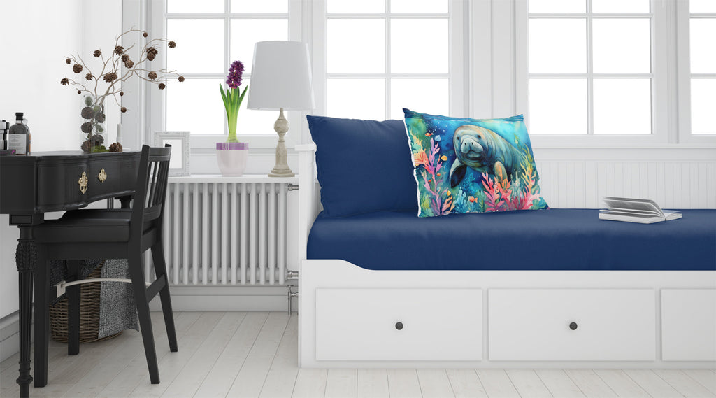 Manatee Standard Pillowcase Lightweight Super Soft Easy Care Decorative Artwork Pillowcase, Standard