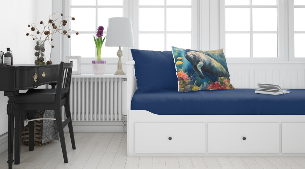Manatee Standard Pillowcase Lightweight Super Soft Easy Care Decorative Artwork Pillowcase, Standard