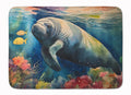 Manatee Memory Foam Kitchen Mat Machine Washable Anti-Fatigue Cushion Comfort Bath or Kitchen Rug