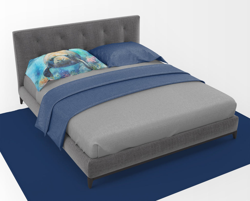 Manatee Standard Pillowcase Lightweight Super Soft Easy Care Decorative Artwork Pillowcase, Standard