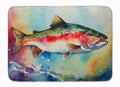 Rainbow Trout Memory Foam Kitchen Mat Machine Washable Anti-Fatigue Cushion Comfort Bath or Kitchen Rug