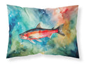 Salmon Standard Pillowcase Lightweight Super Soft Easy Care Decorative Artwork Pillowcase, Standard