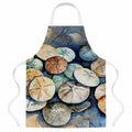 Sand Dollars Apron Cooking Kitchen Server Baking Crafts Gardening for Adult Women Men, Unisex, Large, Multicolor
