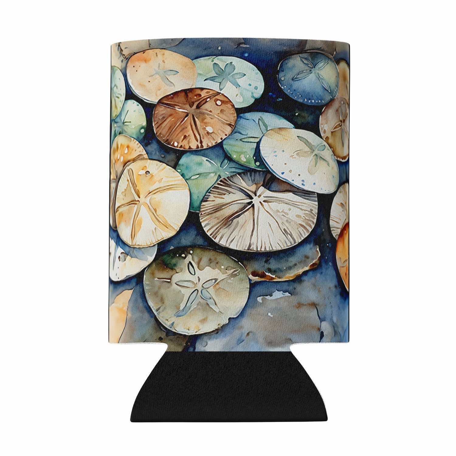 Sand Dollars Can or Bottle Hugger Cooler Sleeve for Standard 12 oz Cans, Insulated Foam Beer & Soda Can Hugger Reusable