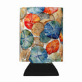 Sand Dollars Can or Bottle Hugger Cooler Sleeve for Standard 12 oz Cans, Insulated Foam Beer & Soda Can Hugger Reusable