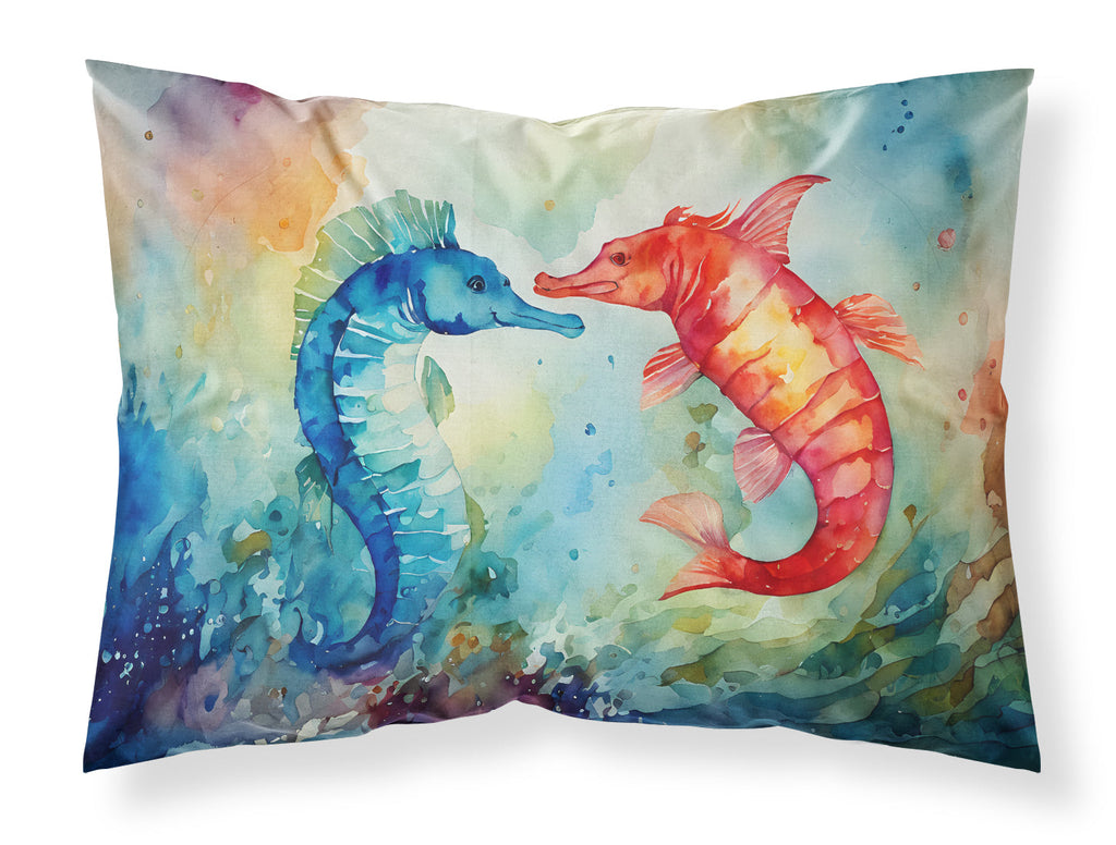 Seahorses Standard Pillowcase Lightweight Super Soft Easy Care Decorative Artwork Pillowcase, Standard