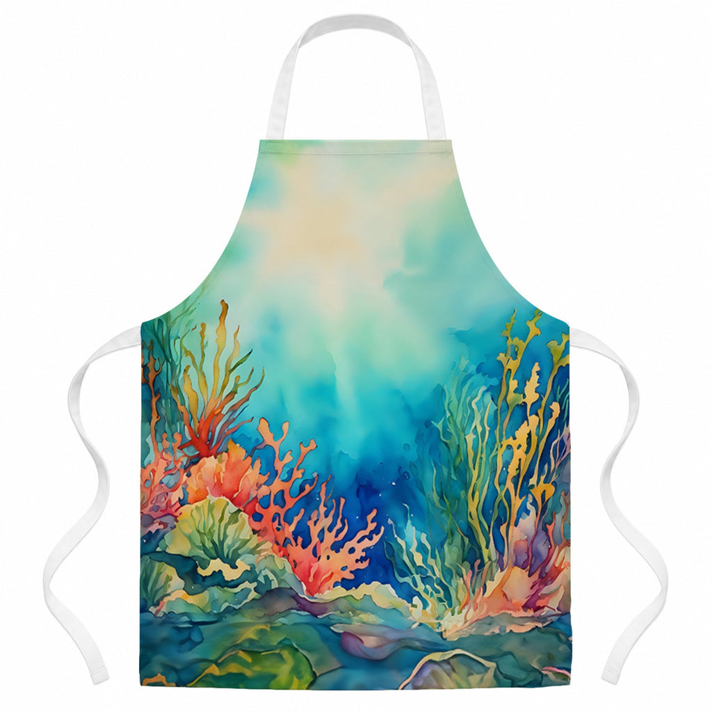 Seaweed Apron Cooking Kitchen Server Baking Crafts Gardening for Adult Women Men, Unisex, Large, Multicolor