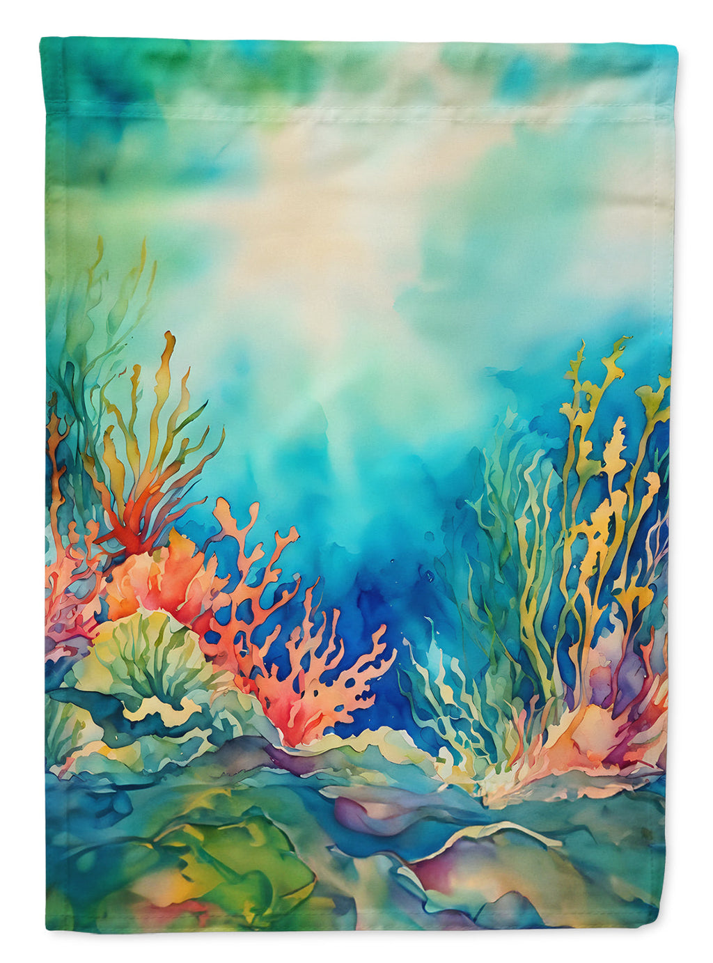 Seaweed House Flag 28x40 Porch Sleeve Pole Decorative Outside Yard Banner Artwork Wall Hanging, Polyester