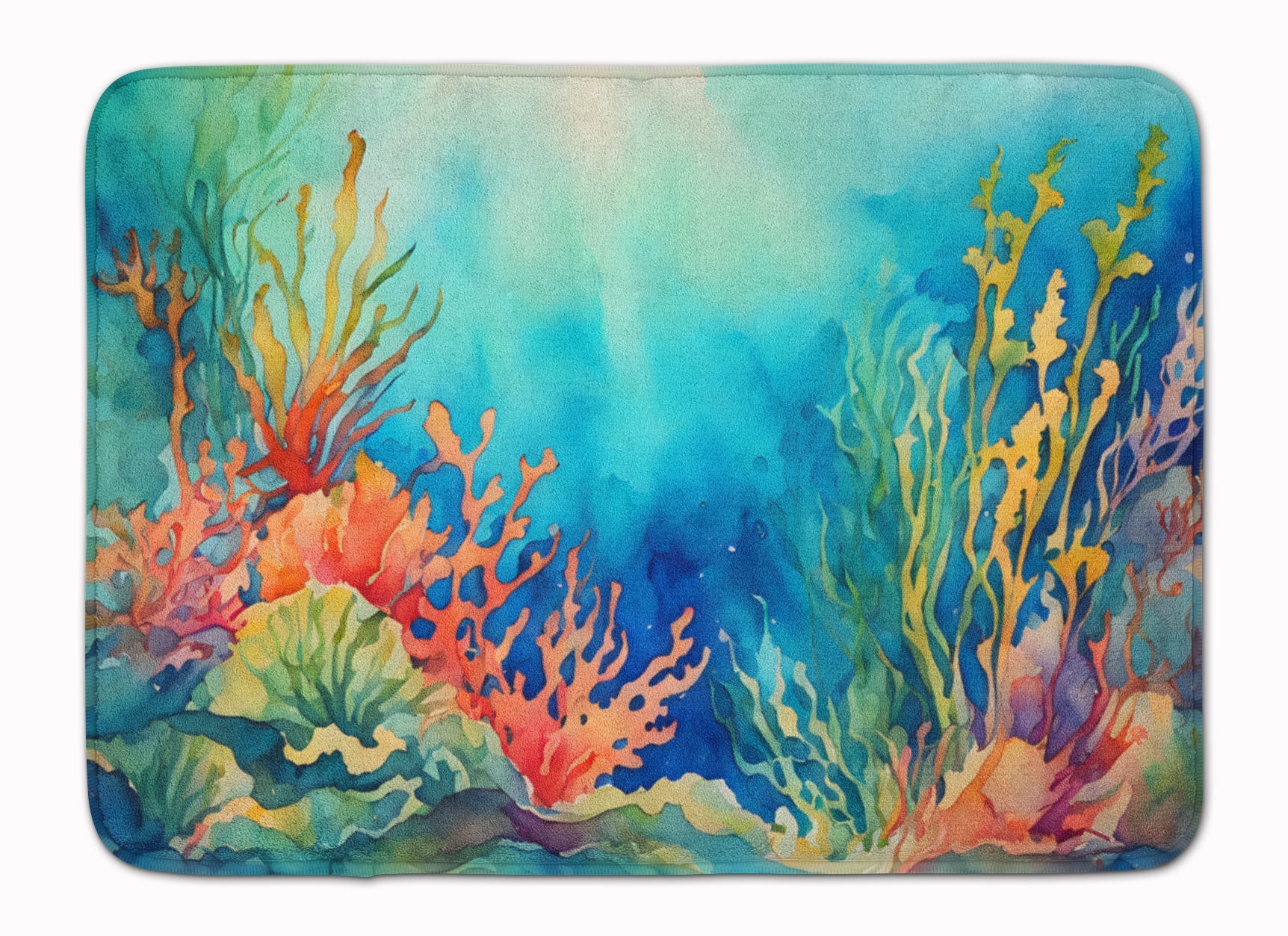 Seaweed Memory Foam Kitchen Mat Machine Washable Anti-Fatigue Cushion Comfort Bath or Kitchen Rug