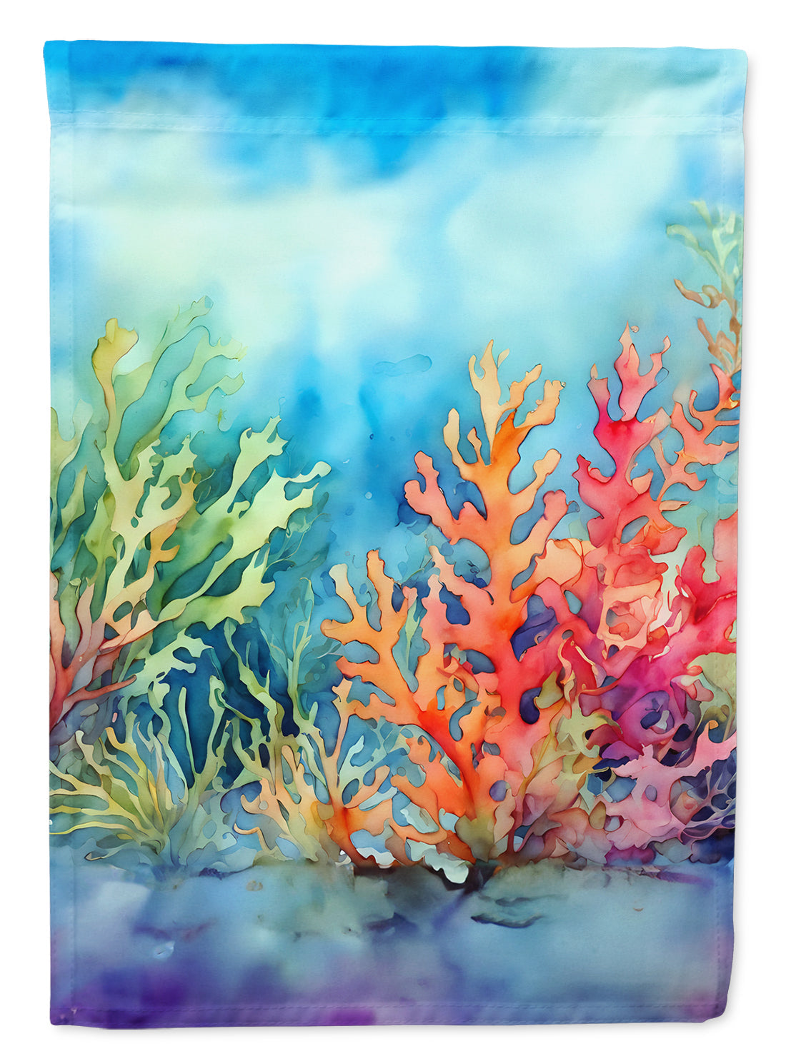 Seaweed House Flag 28x40 Porch Sleeve Pole Decorative Outside Yard Banner Artwork Wall Hanging, Polyester