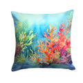 Seaweed Decorative Throw Pillow 18x18 Indoor Outdoor Accent Cushion, Fabric Cover with Insert for Sofa, Bed, Porch & Living Room