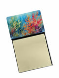Seaweed Watercolor Sticky Note Holder Refillable Dispenser Desk Accessory 3x3 Pad Gift