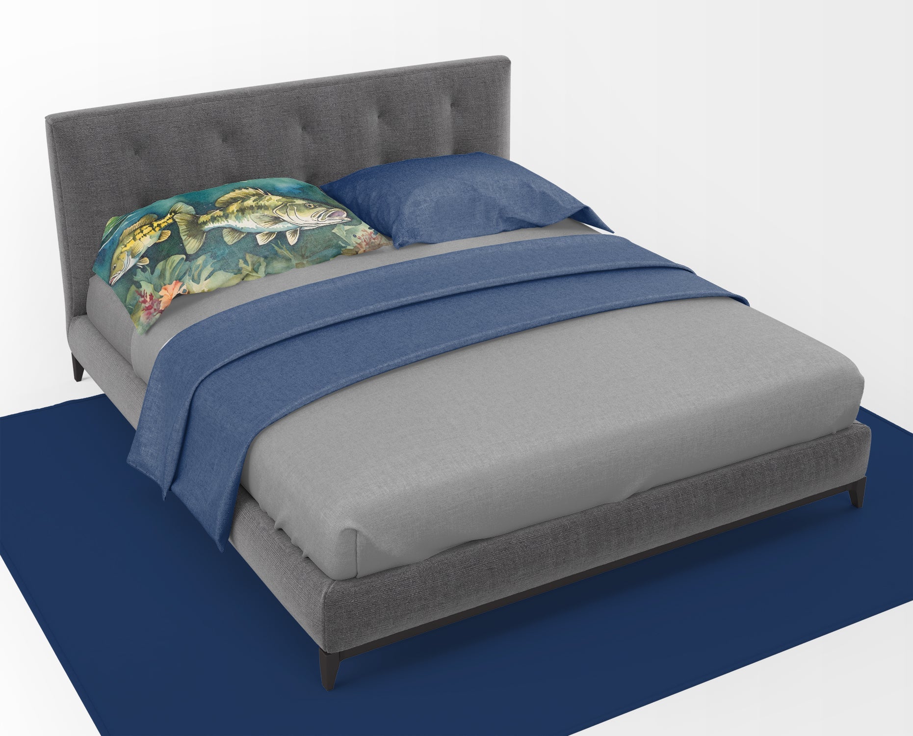 Smallmouth Bass Standard Pillowcase Lightweight Super Soft Easy Care Decorative Artwork Pillowcase, Standard