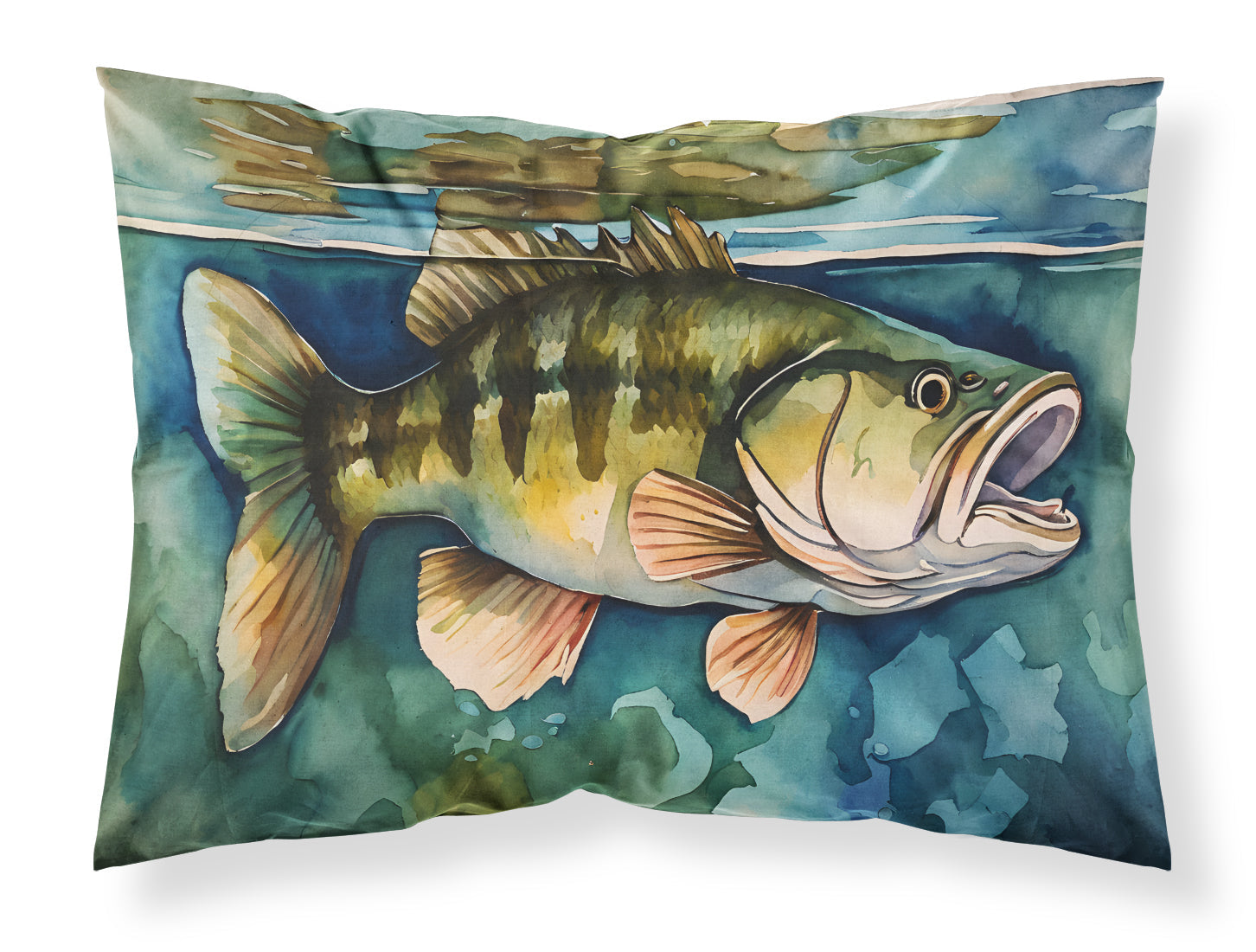 Smallmouth Bass Standard Pillowcase Lightweight Super Soft Easy Care Decorative Artwork Pillowcase, Standard