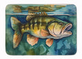 Smallmouth Bass Memory Foam Kitchen Mat Machine Washable Anti-Fatigue Cushion Comfort Bath or Kitchen Rug