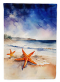 Starfish House Flag 28x40 Porch Sleeve Pole Decorative Outside Yard Banner Artwork Wall Hanging, Polyester