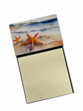 Starfish Watercolor Sticky Note Holder Refillable Dispenser Desk Accessory 3x3 Pad Gift