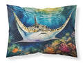 Sting Ray Standard Pillowcase Lightweight Super Soft Easy Care Decorative Artwork Pillowcase, Standard