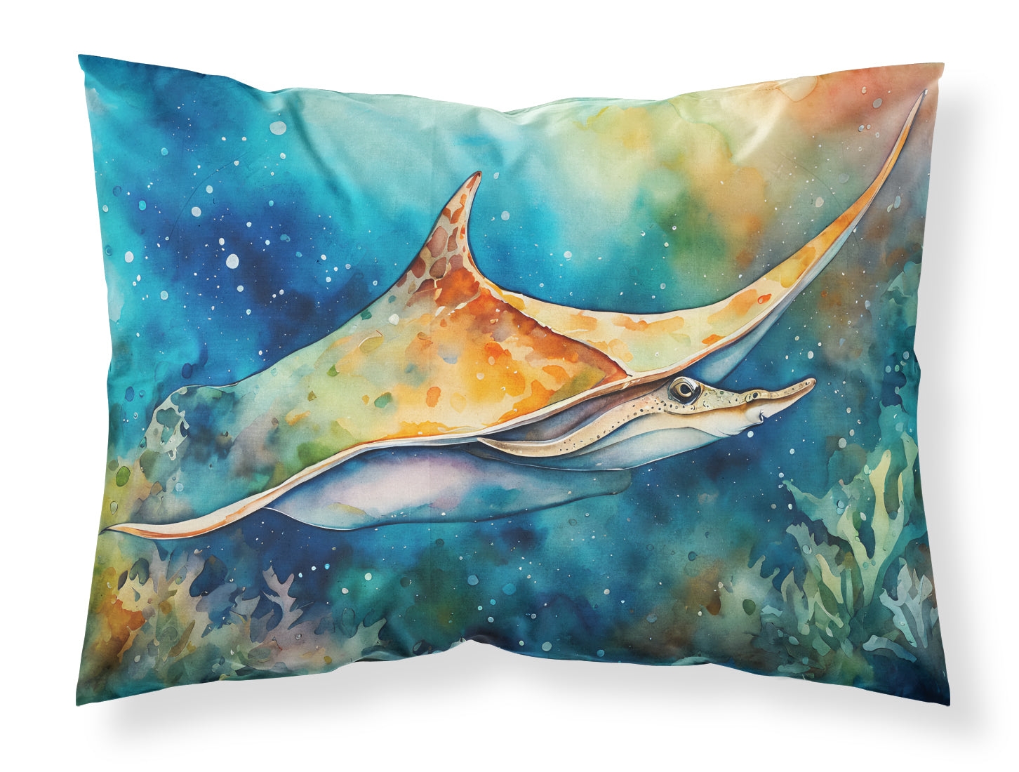 Sting Ray Standard Pillowcase Lightweight Super Soft Easy Care Decorative Artwork Pillowcase, Standard