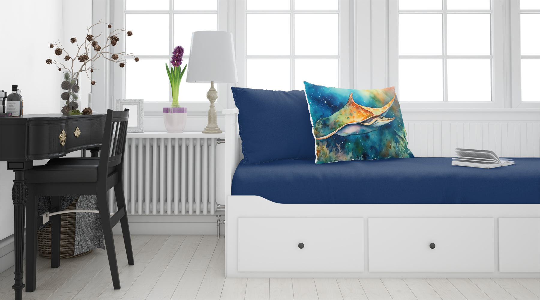 Sting Ray Standard Pillowcase Lightweight Super Soft Easy Care Decorative Artwork Pillowcase, Standard