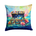 Treasure Chest Decorative Throw Pillow 18x18 Indoor Outdoor Accent Cushion, Fabric Cover with Insert for Sofa, Bed, Porch & Living Room