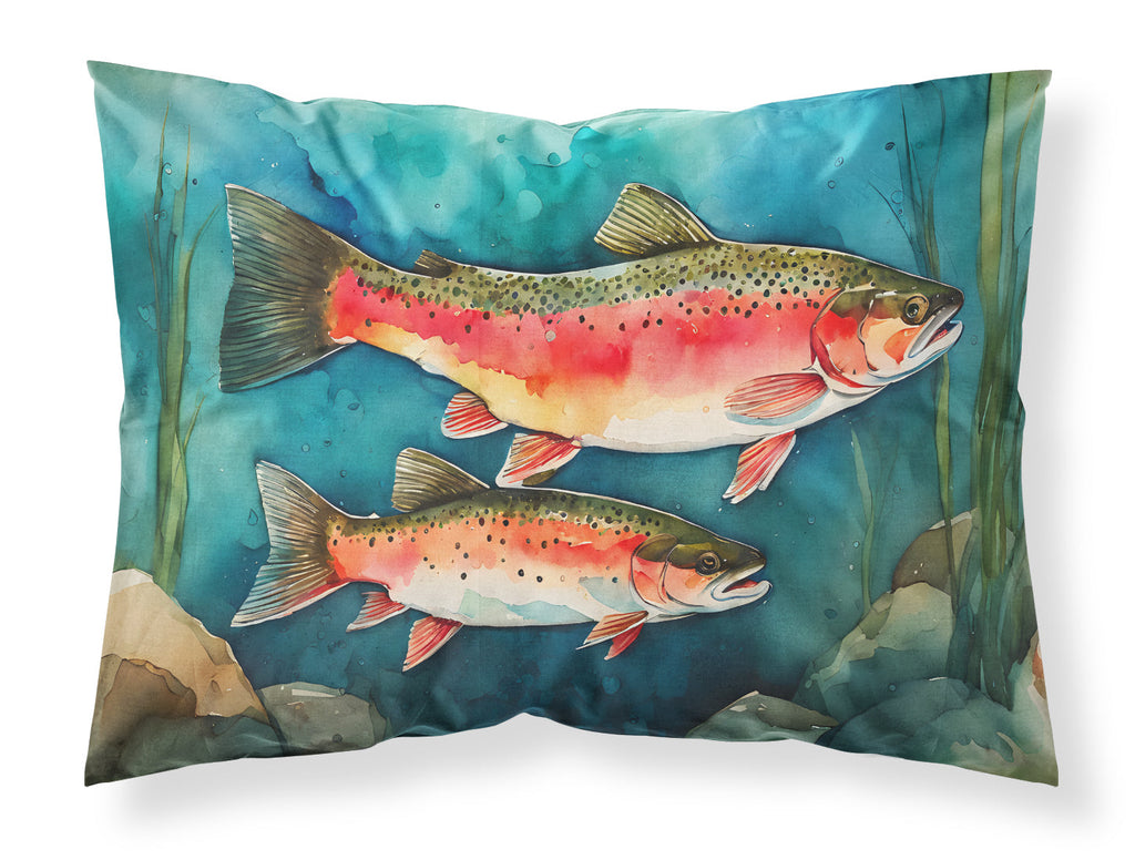 Trout Standard Pillowcase Lightweight Super Soft Easy Care Decorative Artwork Pillowcase, Standard
