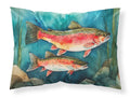 Trout Standard Pillowcase Lightweight Super Soft Easy Care Decorative Artwork Pillowcase, Standard