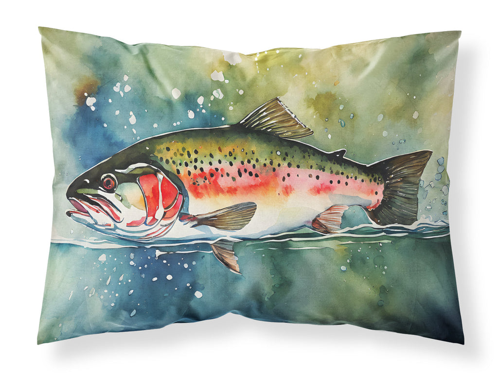 Trout Standard Pillowcase Lightweight Super Soft Easy Care Decorative Artwork Pillowcase, Standard
