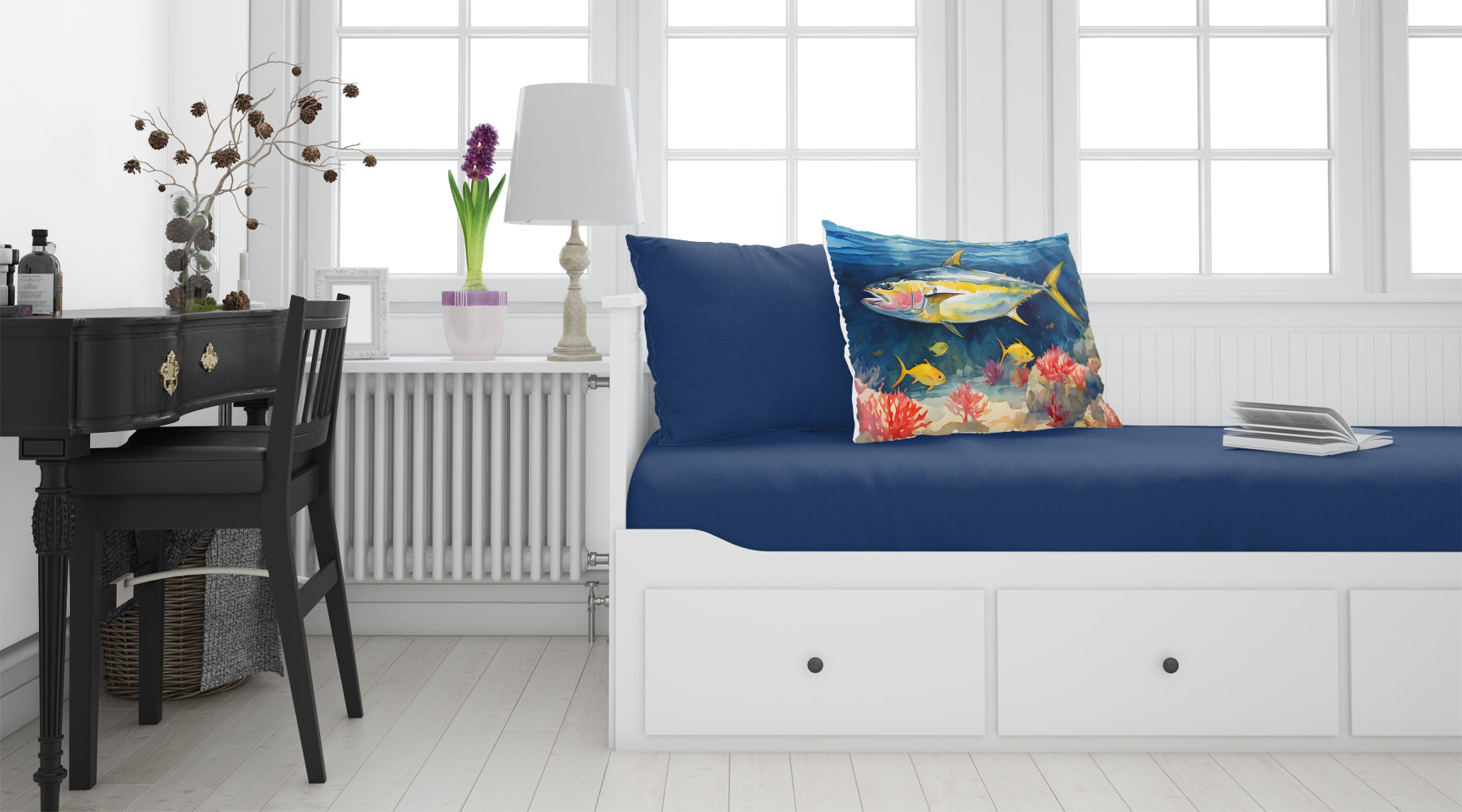 Yellowfin Tuna Standard Pillowcase Lightweight Super Soft Easy Care Decorative Artwork Pillowcase, Standard