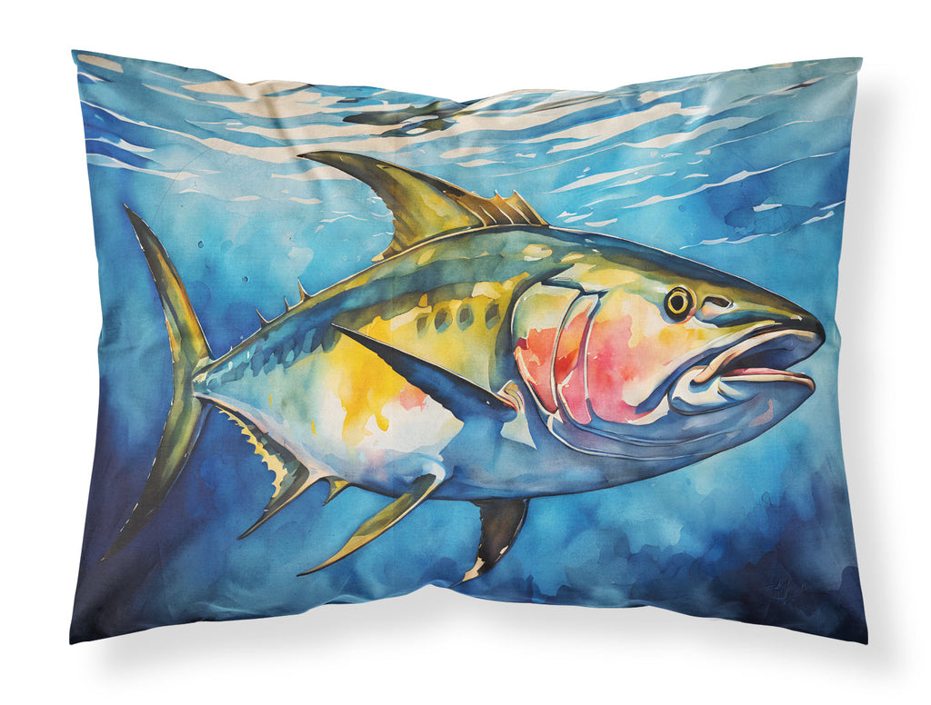 Yellowfin Tuna Standard Pillowcase Lightweight Super Soft Easy Care Decorative Artwork Pillowcase, Standard