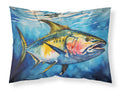 Yellowfin Tuna Standard Pillowcase Lightweight Super Soft Easy Care Decorative Artwork Pillowcase, Standard